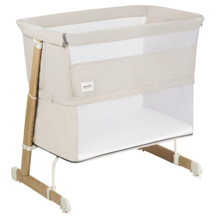 Lionelo - Lasten pinnasänky 5-in-1 THOMI PLUS Beige Sand
