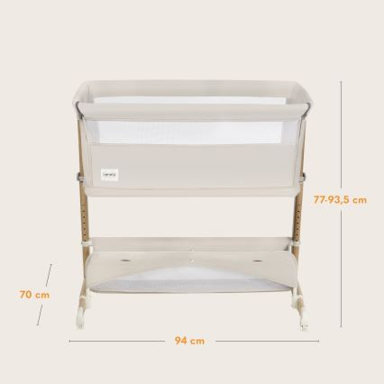 Lionelo - Lasten pinnasänky 5-in-1 THOMI PLUS Beige Sand