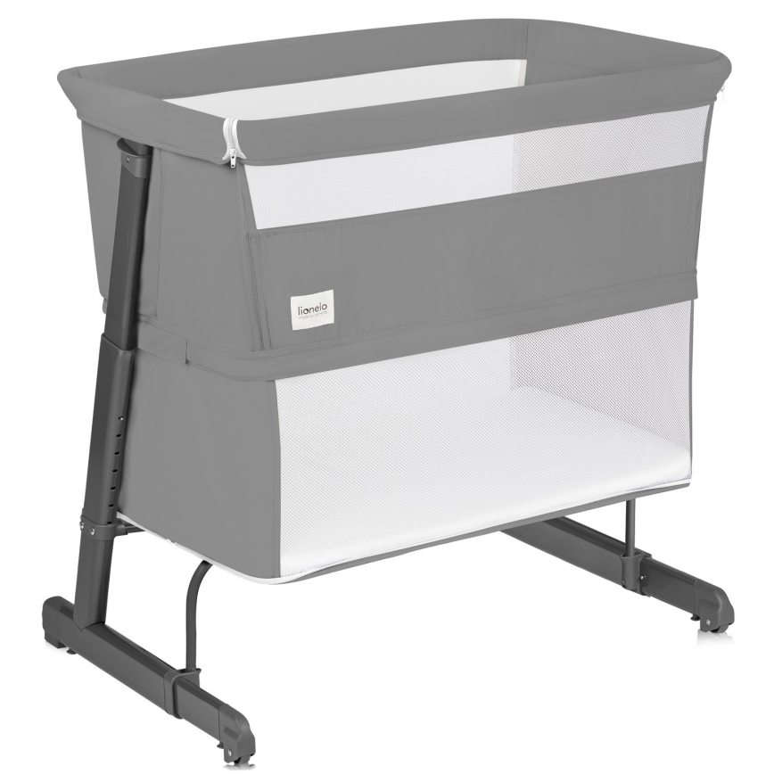 Lionelo - Lasten pinnasänky 5-in-1 THOMI PLUS Grey Concrete