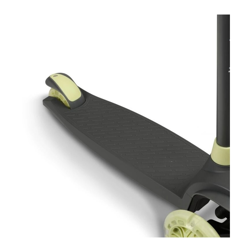 Lionelo - Lasten potkulauta JESSY 3xAA harmaa/vihreä