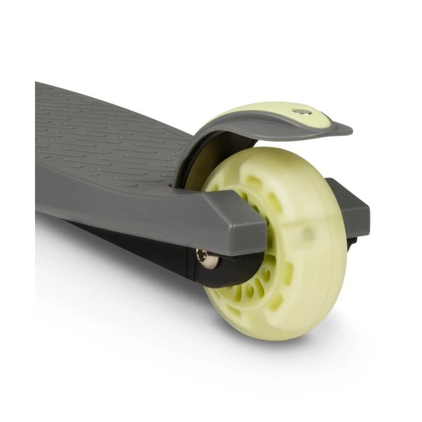 Lionelo - Lasten potkulauta JESSY 3xAA harmaa/vihreä