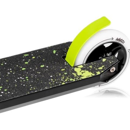 Lionelo - Lasten potkulauta WHIZZ musta/valkoinen/keltainen