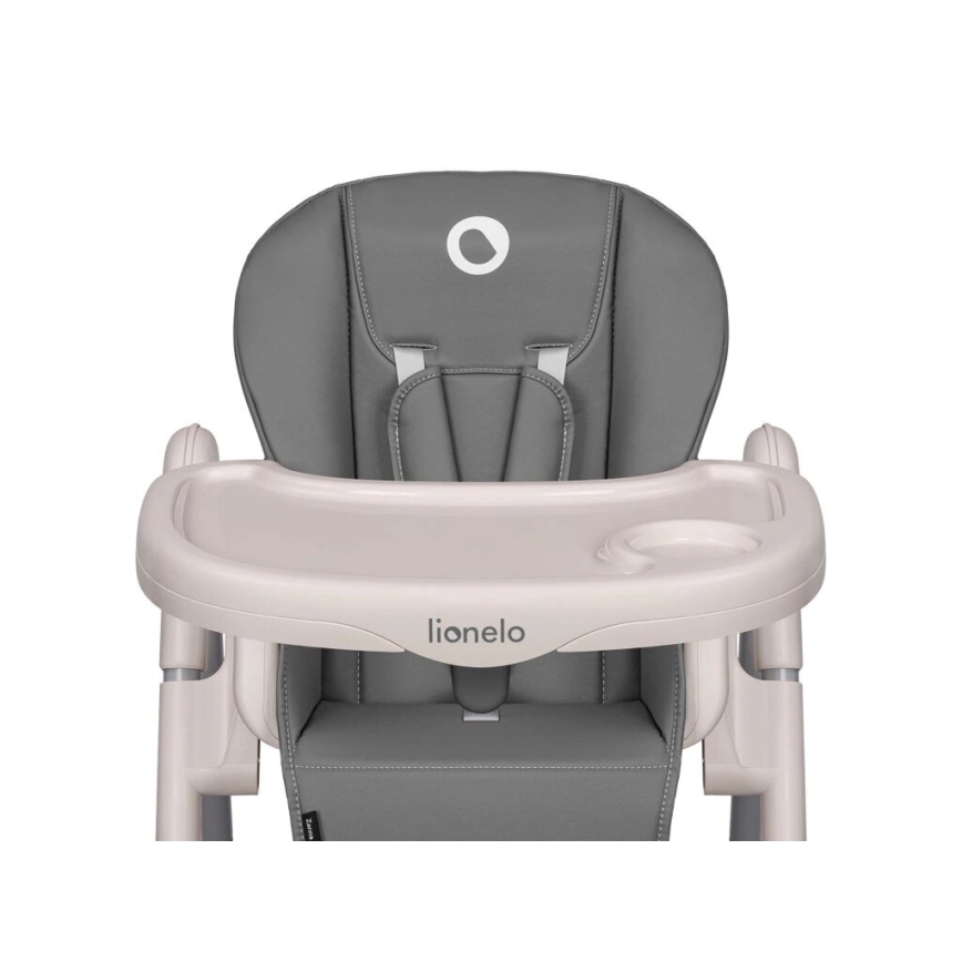 Lionelo - Lasten ruokatuoli ZANNA harmaa