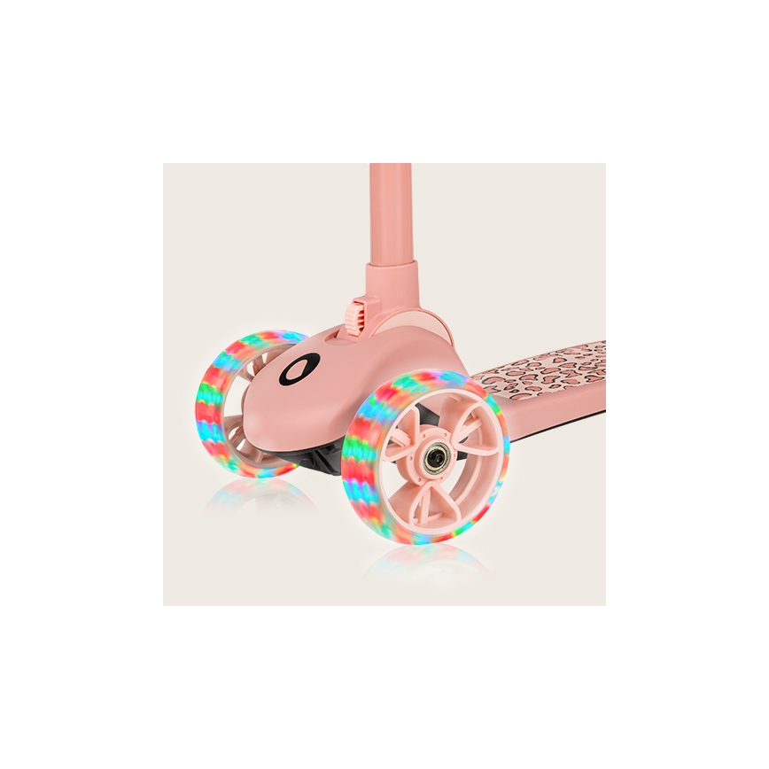 Lionelo - Lasten skootteri 2in1 FRANKY vaaleanpunainen