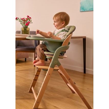 Lionelo - Lasten syöttötuoli 3-in-1 MEGAN Green Wood
