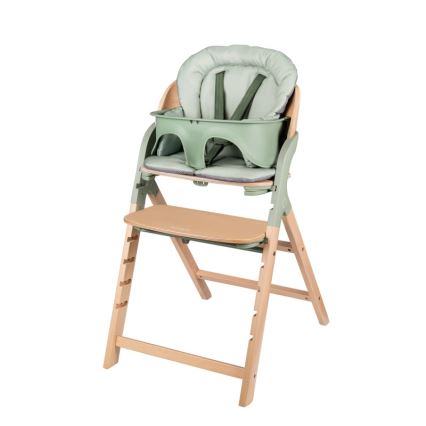 Lionelo - Lasten syöttötuoli 3-in-1 MEGAN Green Wood