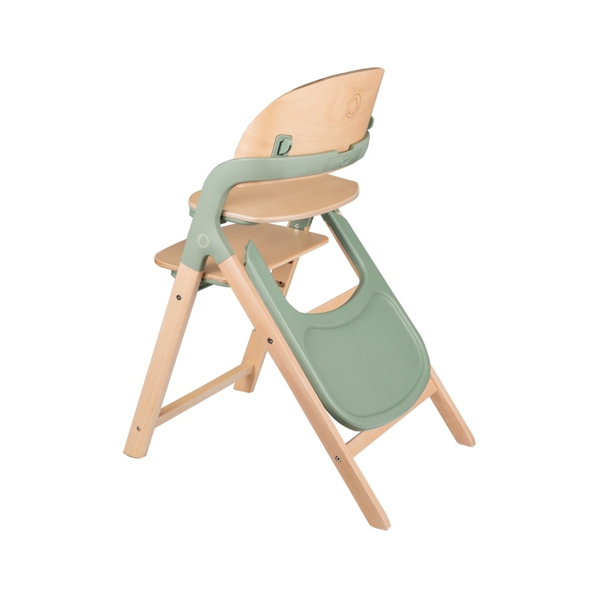 Lionelo - Lasten syöttötuoli 3-in-1 MEGAN Green Wood