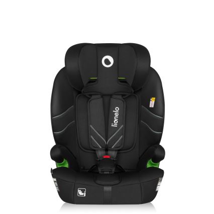 Lionelo - Lasten turvaistuin LEVI FIX i-Size 76-150 cm Musta Carbon