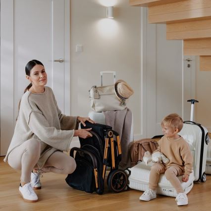 Lionelo - Lastenrattaat CLOE musta/kulta