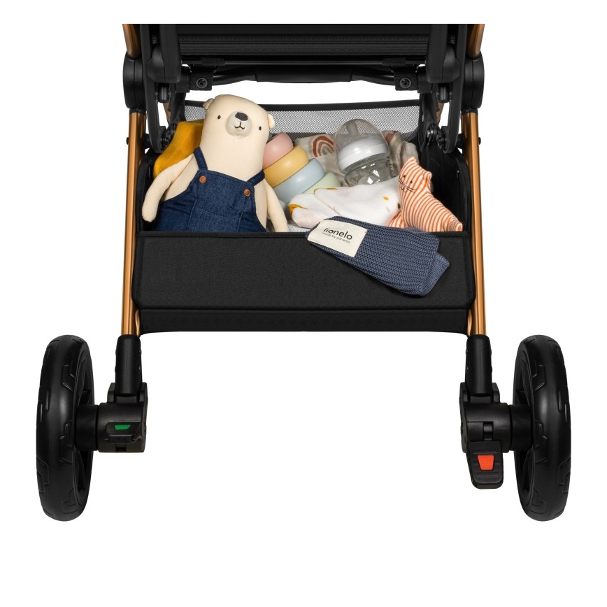 Lionelo - Lastenrattaat CLOE musta/kulta