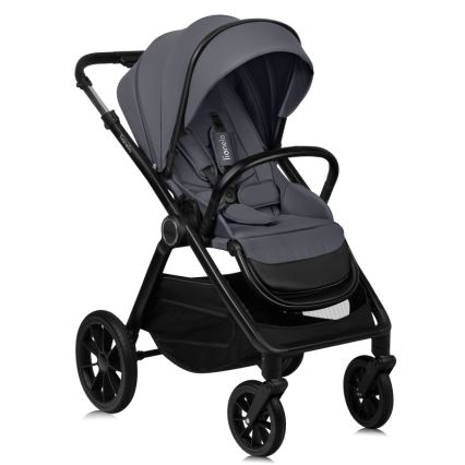 Lionelo - LAYLA 3-in-1 yhdistelmävaunut Grey Stone