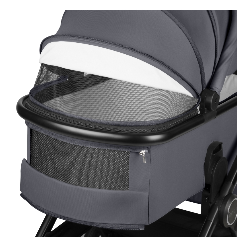 Lionelo - LAYLA 3-in-1 yhdistelmävaunut Grey Stone