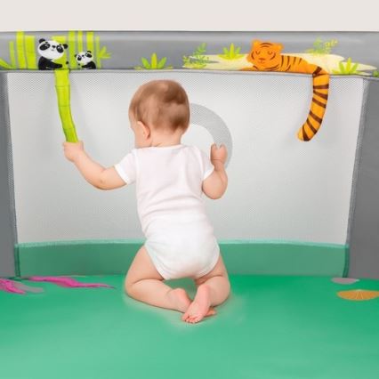 Lionelo - Leikkiaita MILLE PLUS harmaa-vihreä