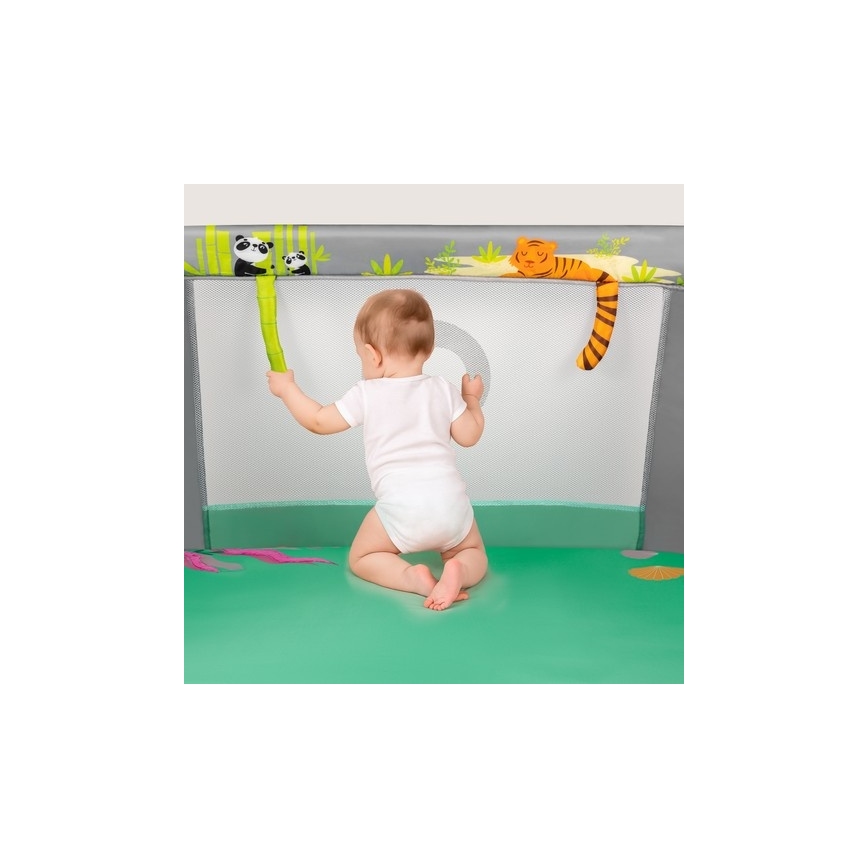 Lionelo - Leikkiaita MILLE PLUS harmaa-vihreä