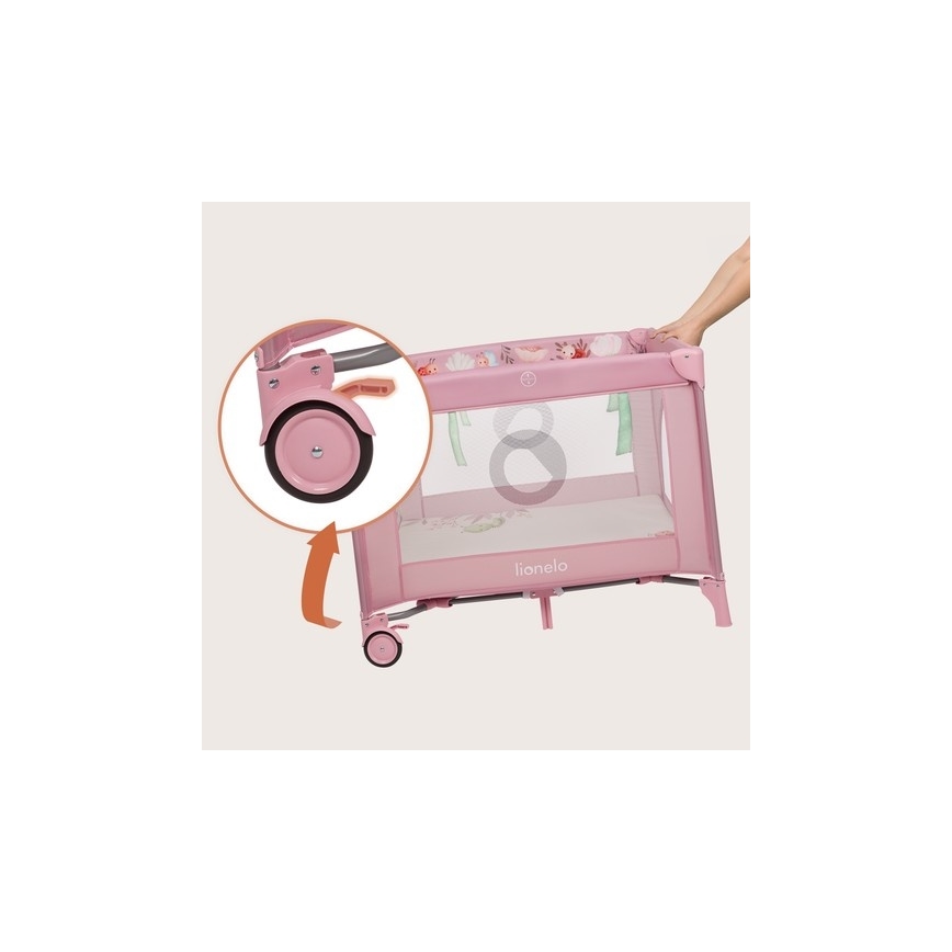 Lionelo - Leikkiaita MILLE PLUS Vaaleanpunainen