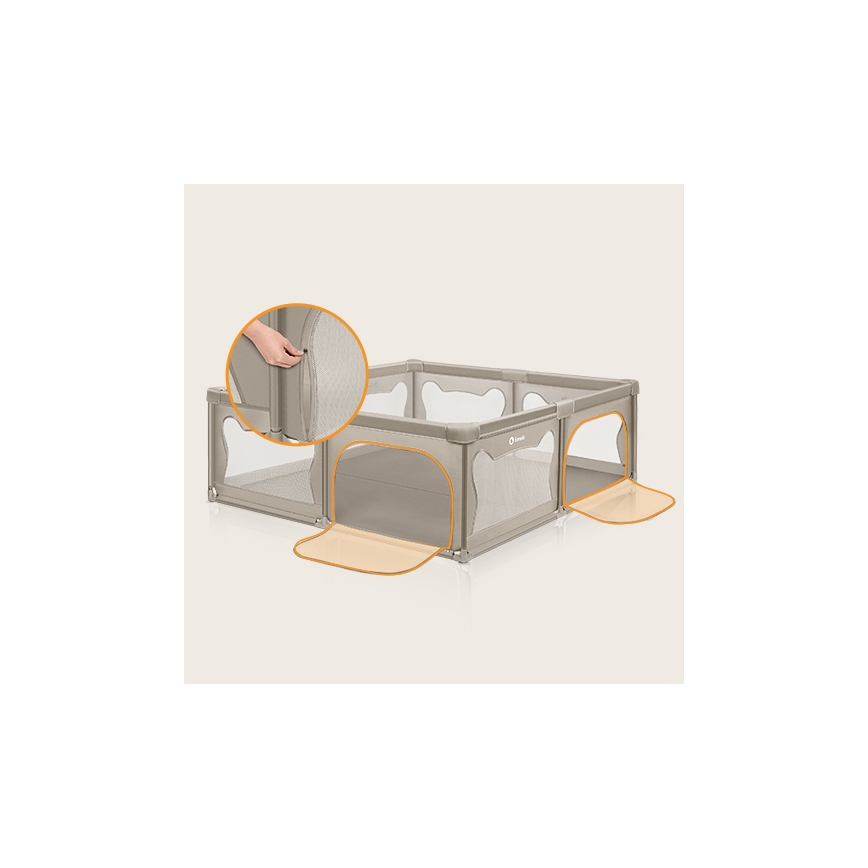 Lionelo - Leikkiaita WILLOW XL, beige