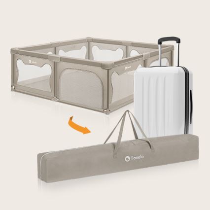 Lionelo - Leikkiaita WILLOW XL, beige