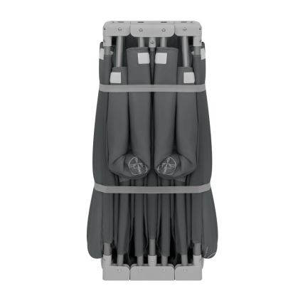 Lionelo - Leikkikehä FLORENCE Harmaa Grafiitti