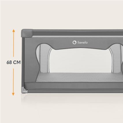 Lionelo - Leikkikehä WILLOW harmaa