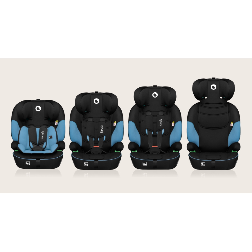 Lionelo - LEVI i-Size turvaistuin 76-150 cm, koboltinsininen