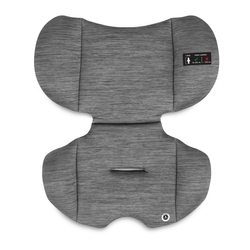 Lionelo - LEVI i-Size turvaistuin 76-150 cm musta/harmaa