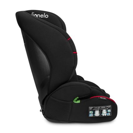 Lionelo - LEVI i-Size turvaistuin 76-150 cm Sporttinen musta