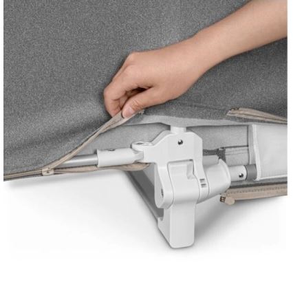 Lionelo - LORA sängyn turvakaide, tummanharmaa