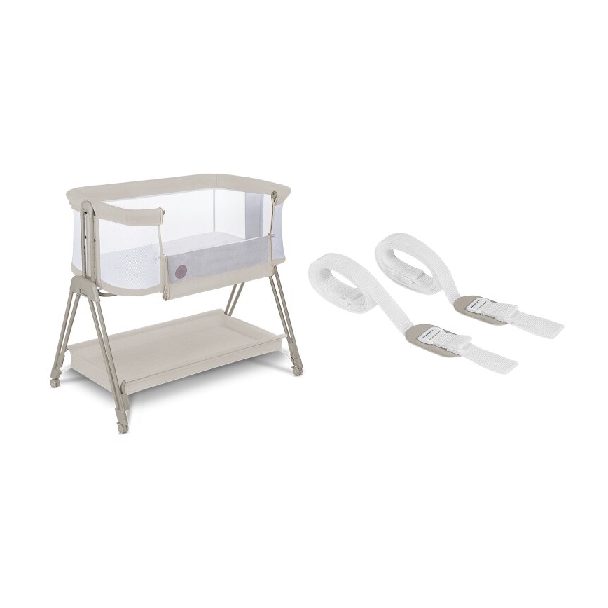 Lionelo - LUNA 2-in-1 vauvan pinnasänky, beige
