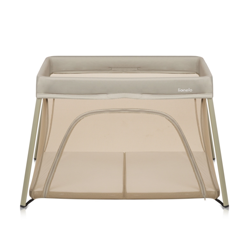 Lionelo - Matkasänky 3-in-1 ALICE Beige Oliivi