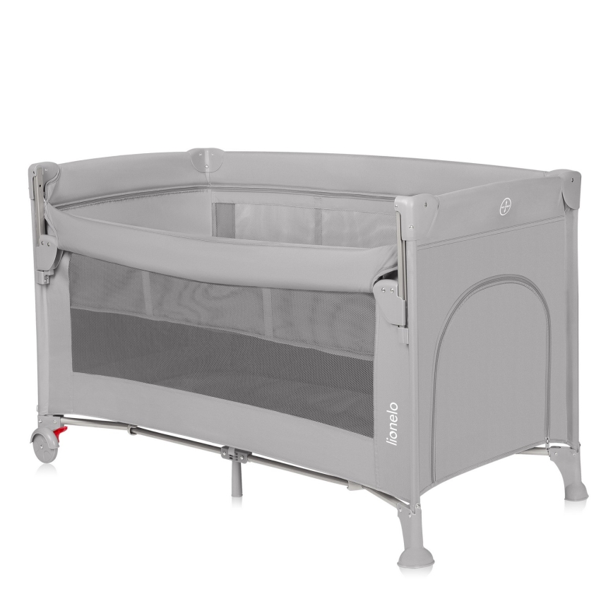 Lionelo - matkasänky 3-in-1 ELLEN harmaa Concrete