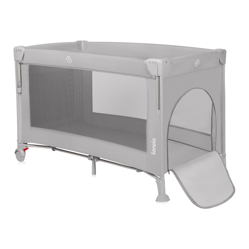 Lionelo - matkasänky 3-in-1 ELLEN harmaa Concrete