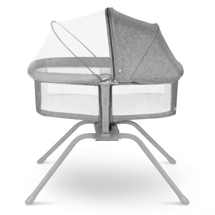 Lionelo - Matkasänky 3-in-1 MALIN Grey Stone