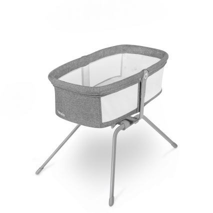 Lionelo - Matkasänky 3-in-1 MALIN Grey Stone