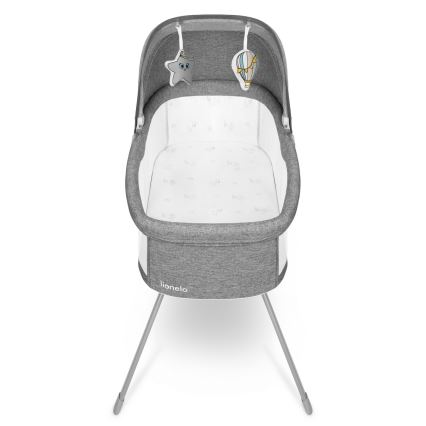 Lionelo - Matkasänky 3-in-1 MALIN Grey Stone