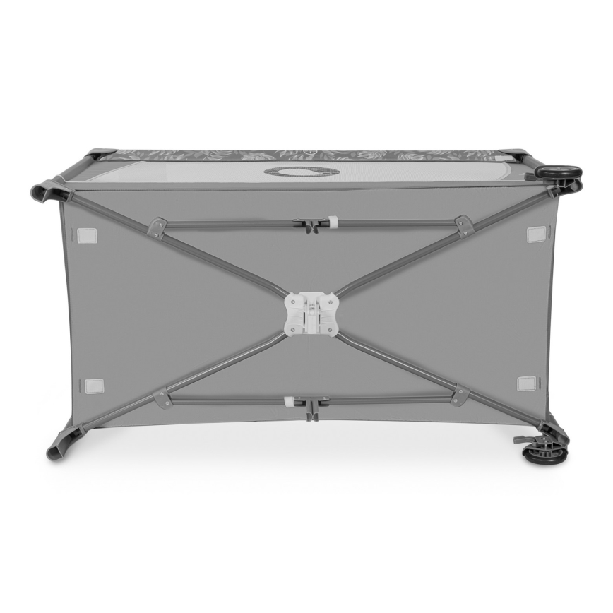 Lionelo - Matkasänky FLOWER Grey Stone