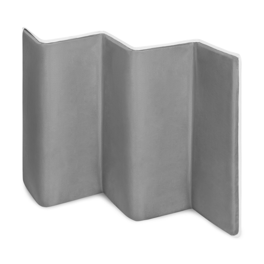 Lionelo - Matkasänky FLOWER Grey Stone