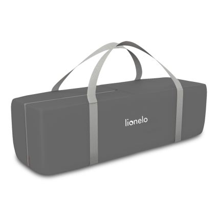 Lionelo - matkasänky FLOWER harmaa Scandi