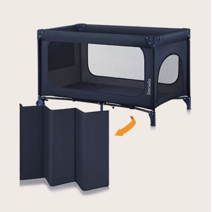 Lionelo - matkasänky JASMIN EASY FOLD laivastonsininen