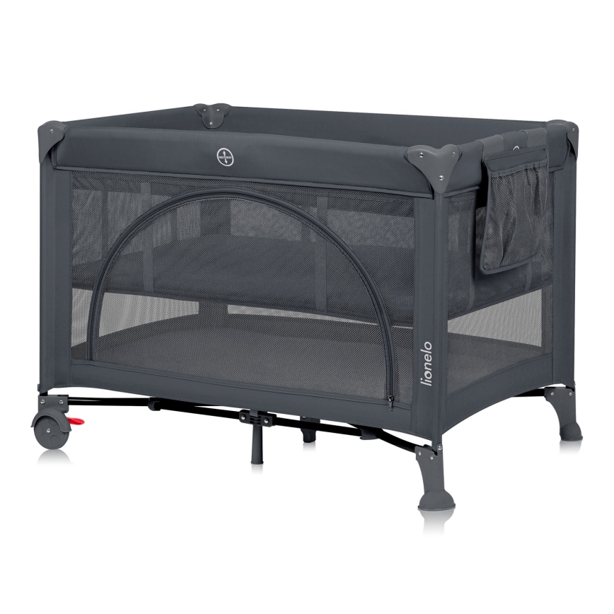 Lionelo - Matkasänky LAURA Betoninharmaa