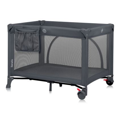 Lionelo - Matkasänky LAURA Betoninharmaa