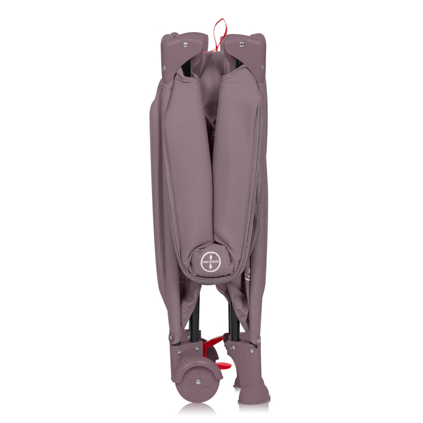 Lionelo - matkasänky LAURA, vaaleanpunainen nude