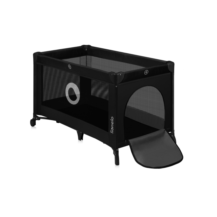 Lionelo - Matkasänky STEFI Black Carbon