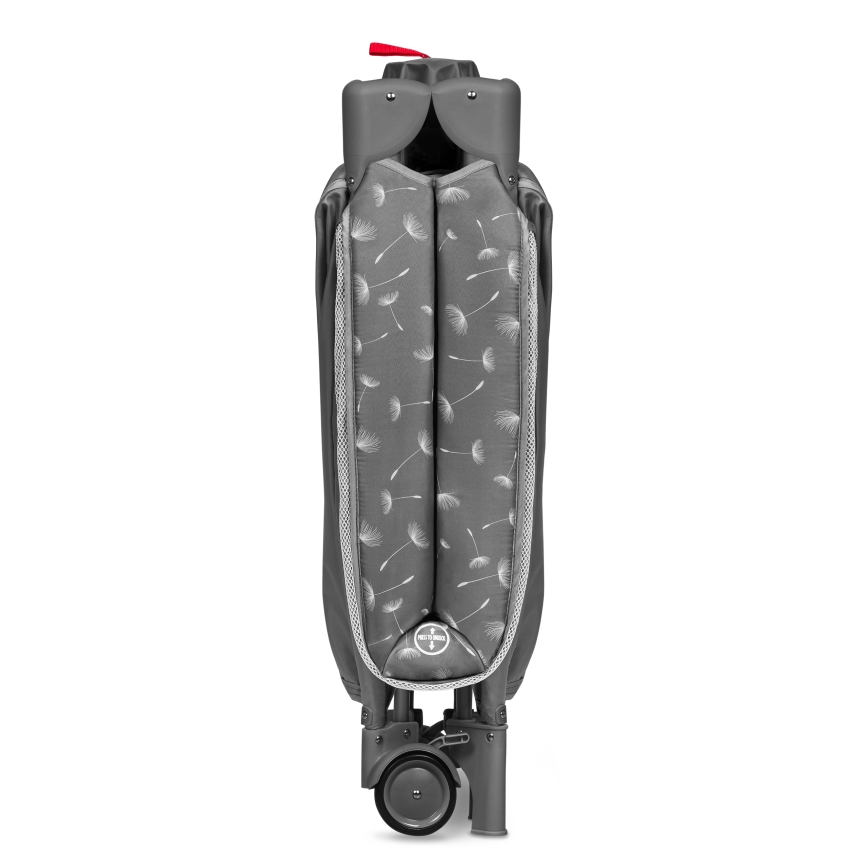 Lionelo - Matkasänky STEFI PLUS, harmaa/valkoinen