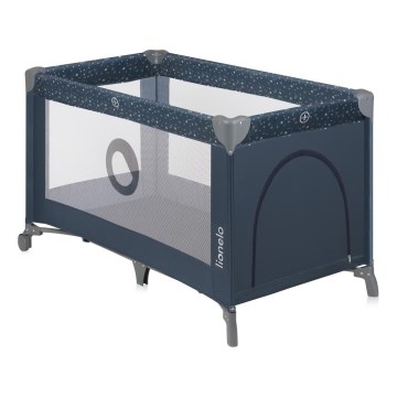 Lionelo - Matkasänky STEFI siniharmaa