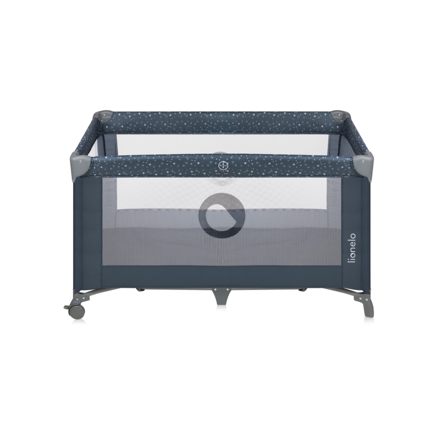 Lionelo - Matkasänky STEFI siniharmaa