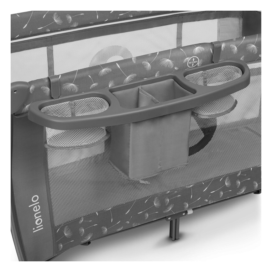 Lionelo - Matkasänky SVEN PLUS harmaa