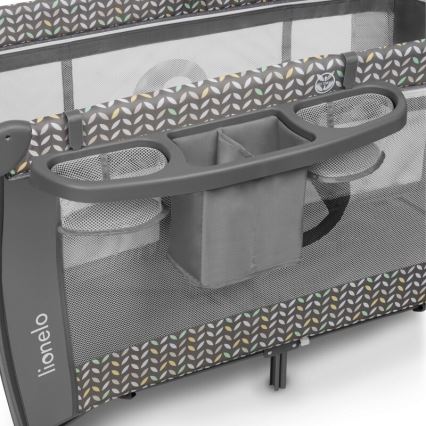 Lionelo - Matkasänky SVEN PLUS harmaa