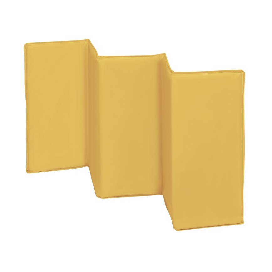 Lionelo - Matkasänky SVEN PLUS harmaa/keltainen