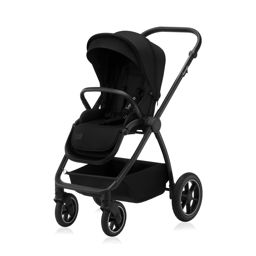 Lionelo - MERIL 3-in-1 yhdistelmävaunut Black Onyx