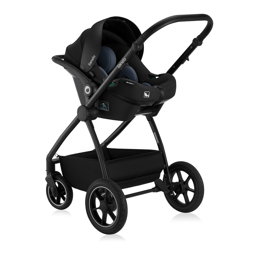 Lionelo - MERIL 3-in-1 yhdistelmävaunut Black Onyx